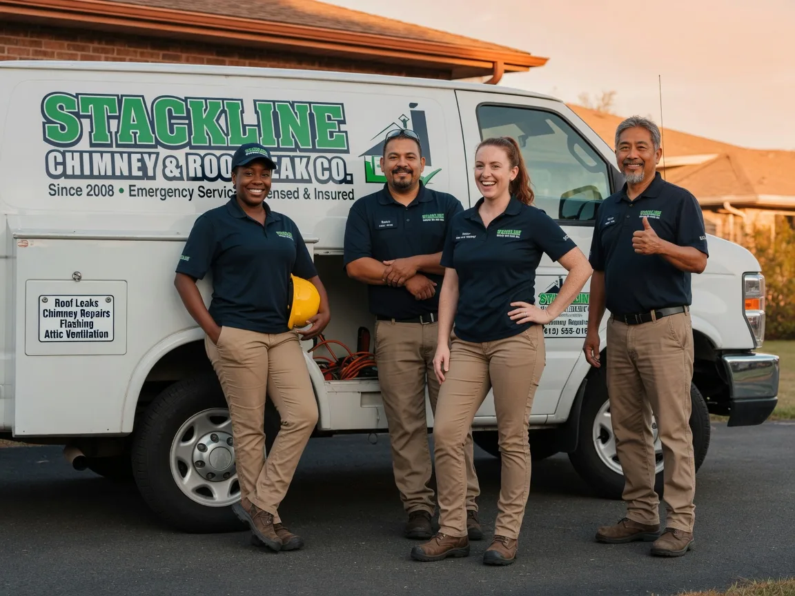 Chimney flashing repair company in Golden, MO